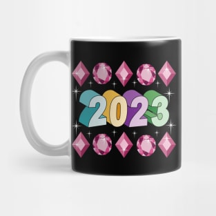 Happy New Year 2023 - Gems Stones Art Mug